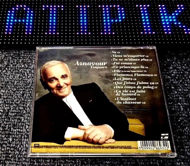 🎵 Charles Aznavour - Toujours - CD Raro EMI 2011 Pérola Canção 🎶 – photo 2